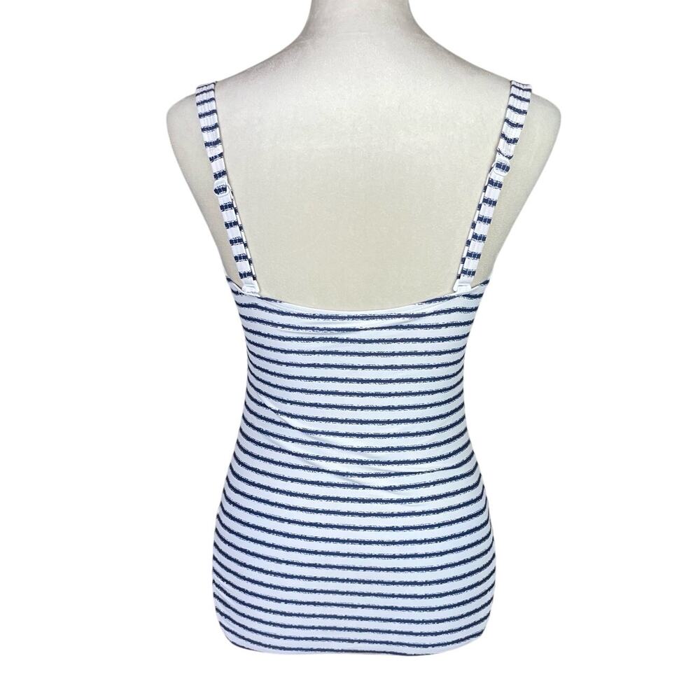 Nip Tuck Swim Blue & White Stripe Multi Fit Cup R… - image 3